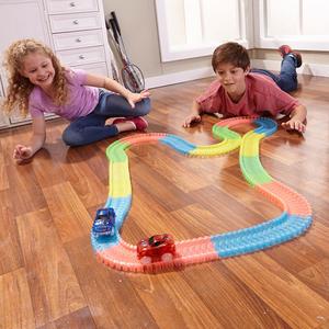 Glowing Racing Track Set
