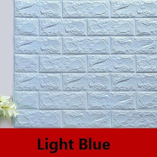 3D Waterproof Brick Wallpaper