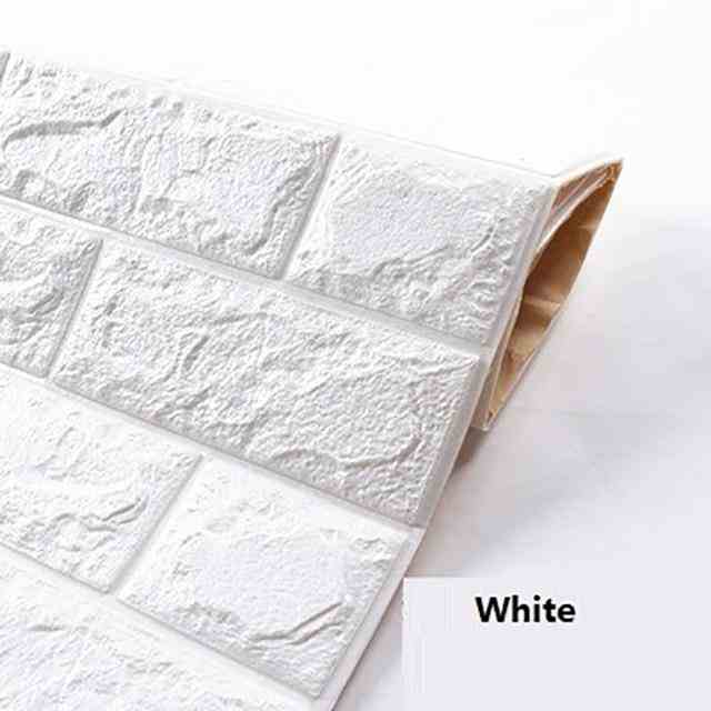 3D Waterproof Brick Wallpaper