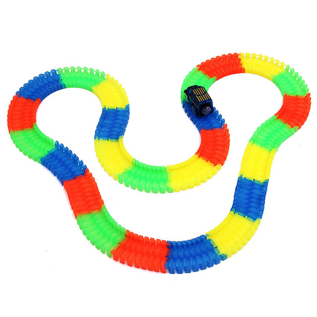 Glowing Racing Track Set