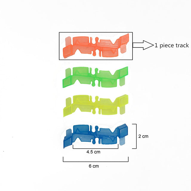 Glowing Racing Track Set