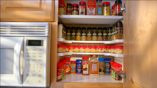 Adjustable Shelf Spice Rack