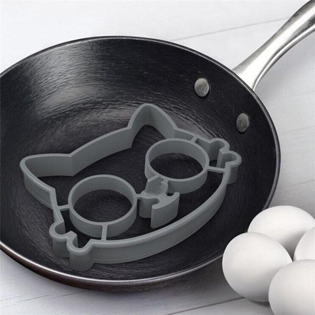 Silicone Lovely Kitty Egg Shaper