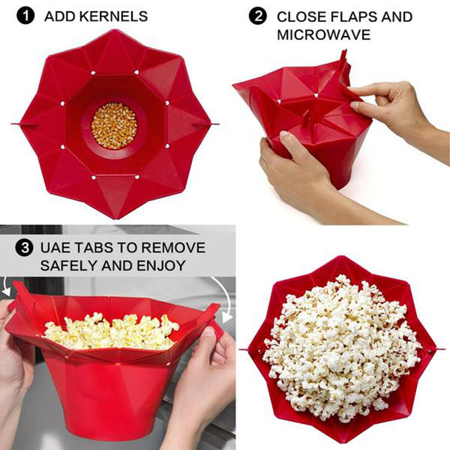 Magic Microwave Silicone Popcorn Maker