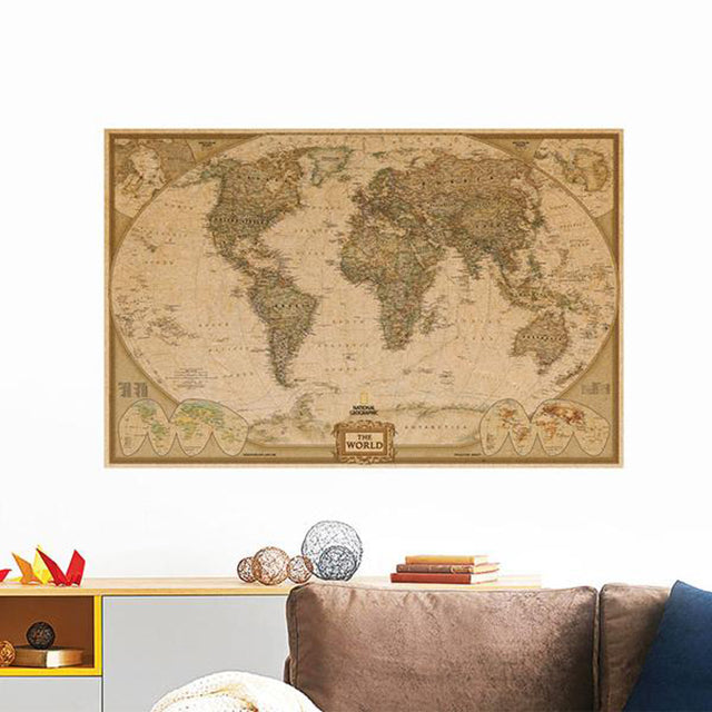 Great Retro World Map