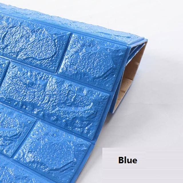 3D Waterproof Brick Wallpaper