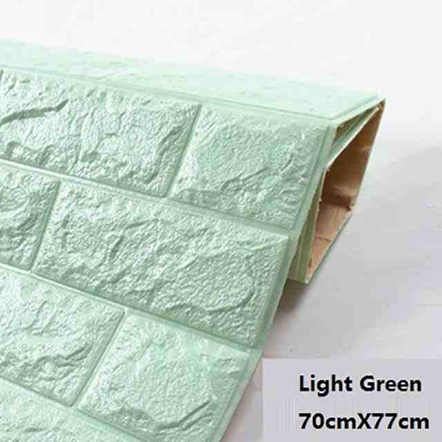 3D Waterproof Brick Wallpaper