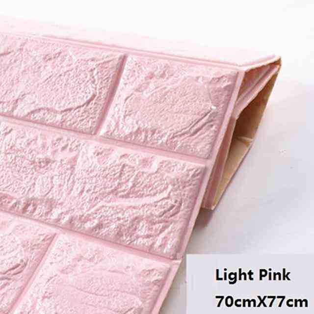 3D Waterproof Brick Wallpaper