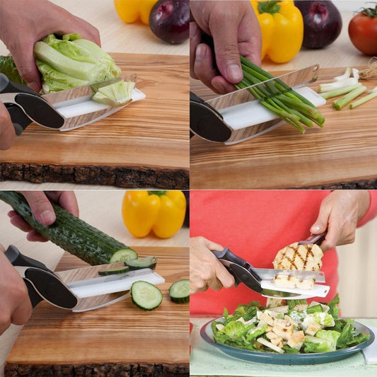 2 in 1 Food Clean Cutter