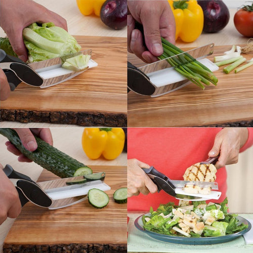 2 in 1 Food Clean Cutter