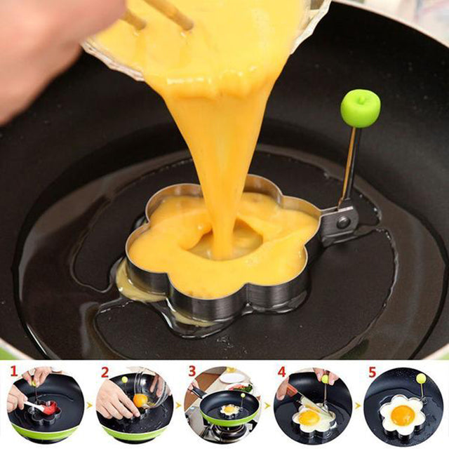 4 Pcs/set Egg Frying Mold