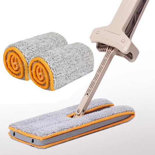 Self-wringing 360° Mop and Microfiber Replace Cloth 2pcs DONE