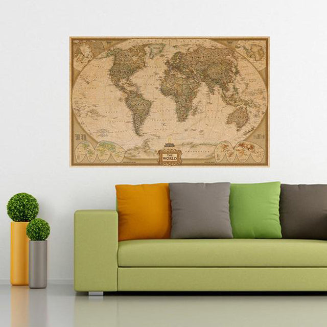 Great Retro World Map