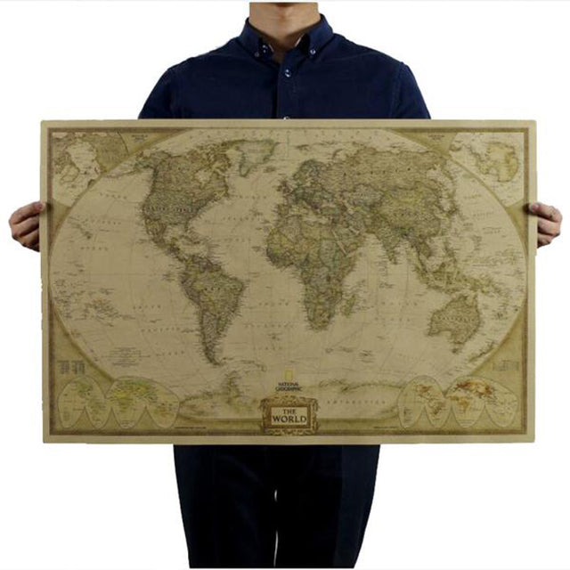 Great Retro World Map