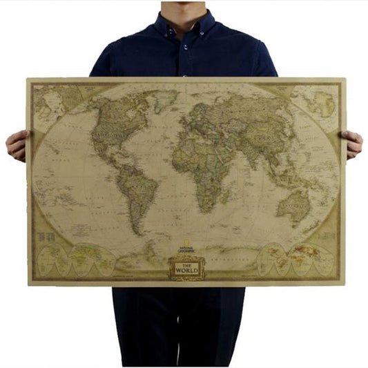 Great Retro World Map