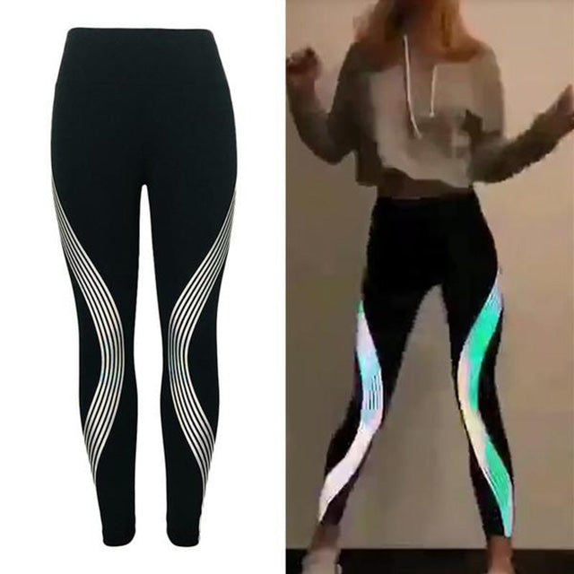 Rainbow Reflective Leggings