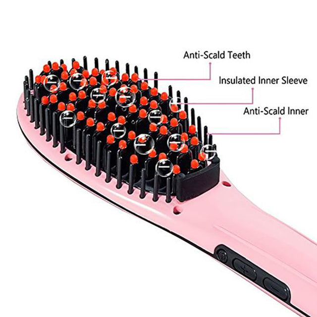 Electric Hair Straightener Brush