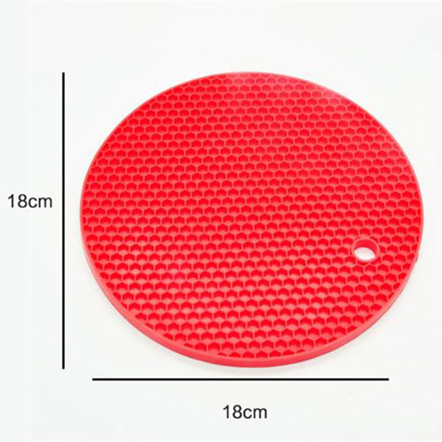 Round Silicone Non-Slip Heat Resistant Mat