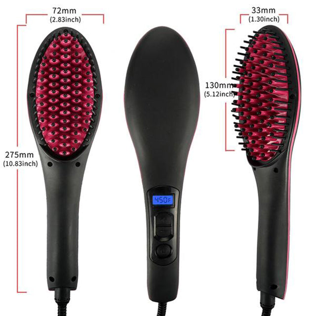 Electric Hair Straightener Brush