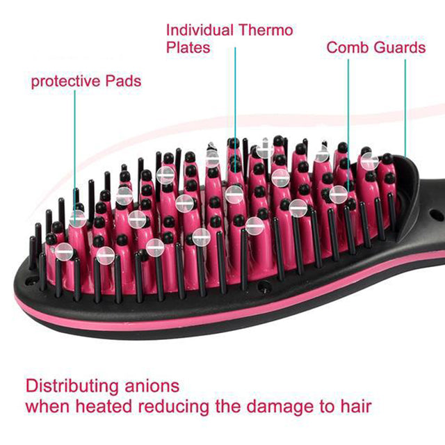 Electric Hair Straightener Brush